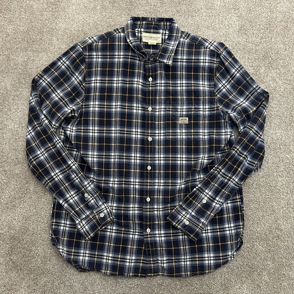 Denim & Supply Ralph Lauren Men's Size XL Plaid Long Sleeve Button Front Shirt - Picture 3 of 9